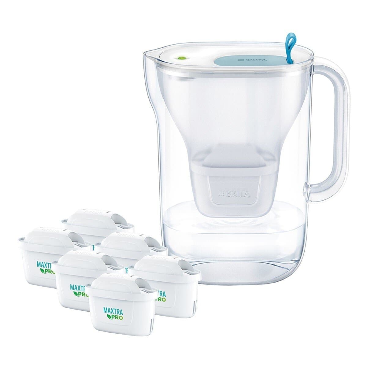 Brita Style Water Filter 3,6 Liter + Maxtra Pro Filter 6 Pack