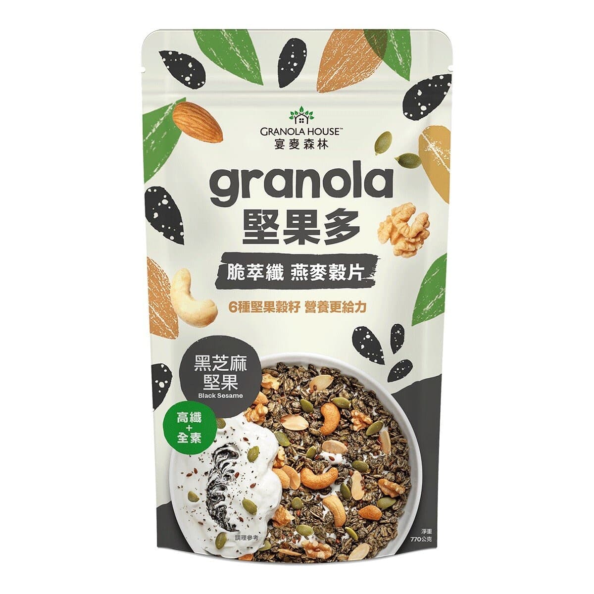 Yenmai Forest Oatmeal Granola dengan Kacang dan Biji Chia 770 gram