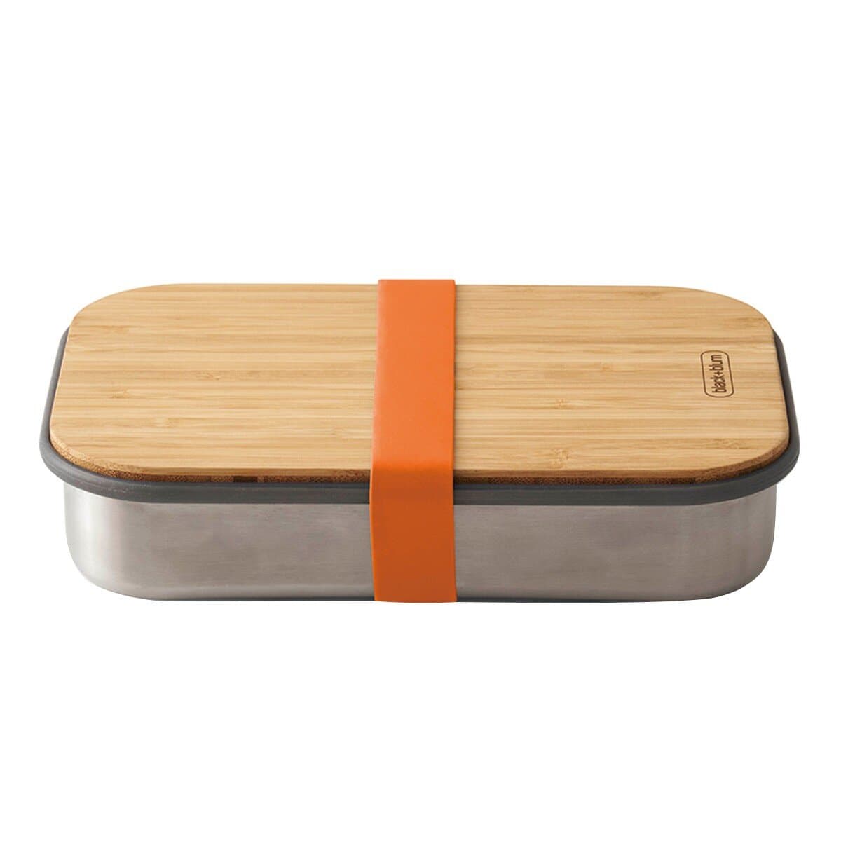 black+blum Kotak Makan Stainless Steel 900 ml Orange Panas