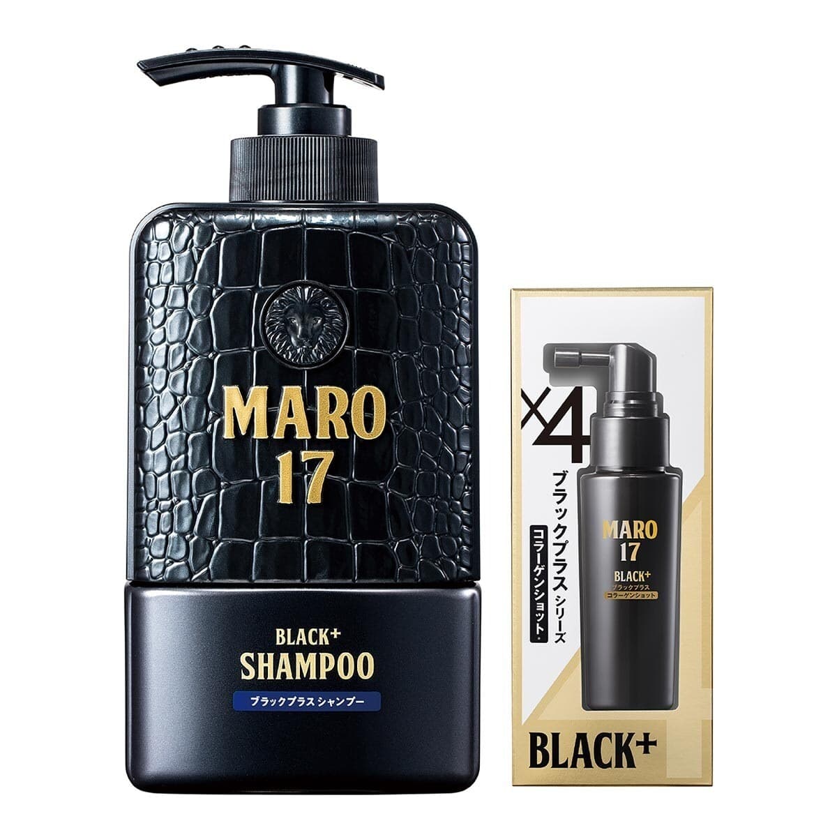 MARO17 Black Plus Shampo + Spray Kolagen Untuk Rambut