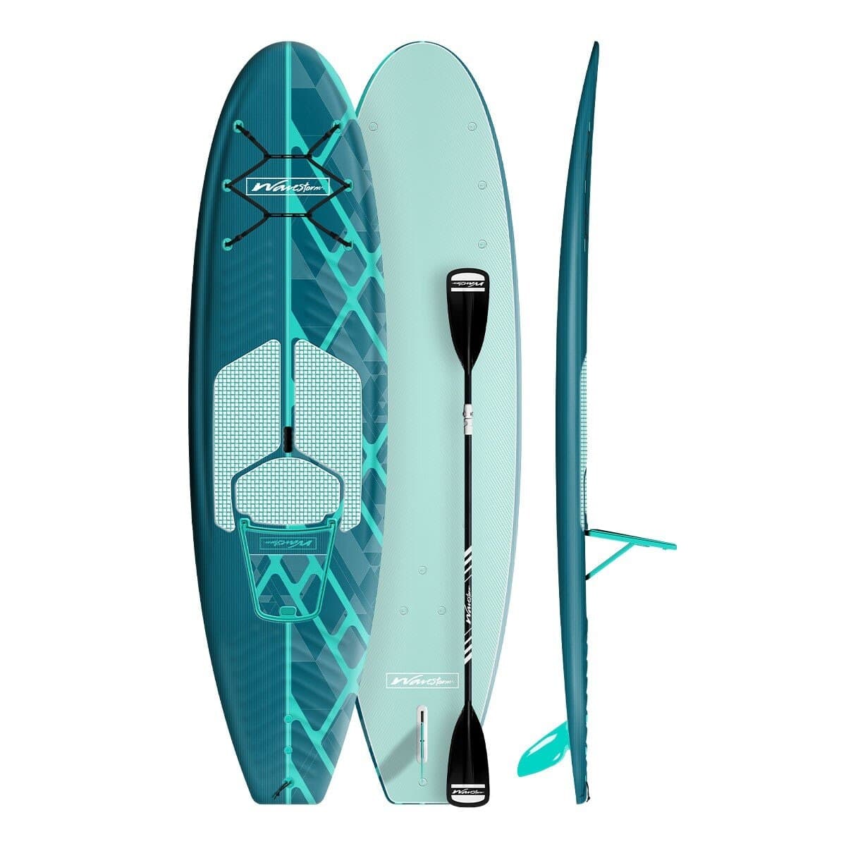 Wavestorm 10' 6" Paddleboard Tujuan Ganda yang Dapat Duduk Terbatas untuk daerah terpencil.