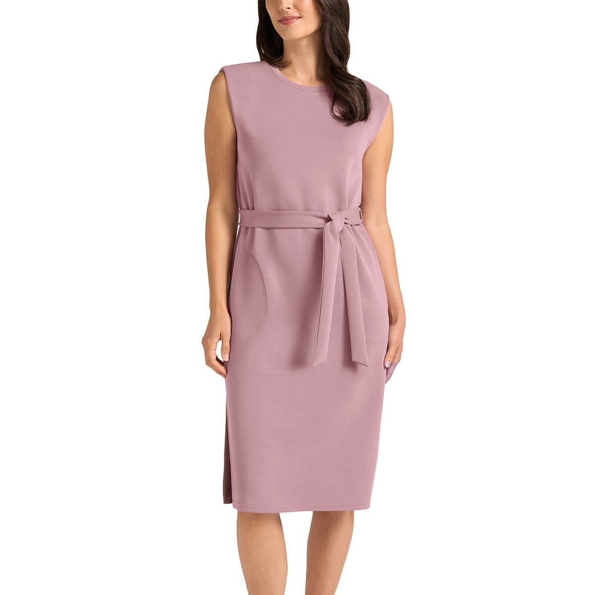 Max & Mia Rok Satu Potong Tanpa Lengan Wanita Ungu Tua S