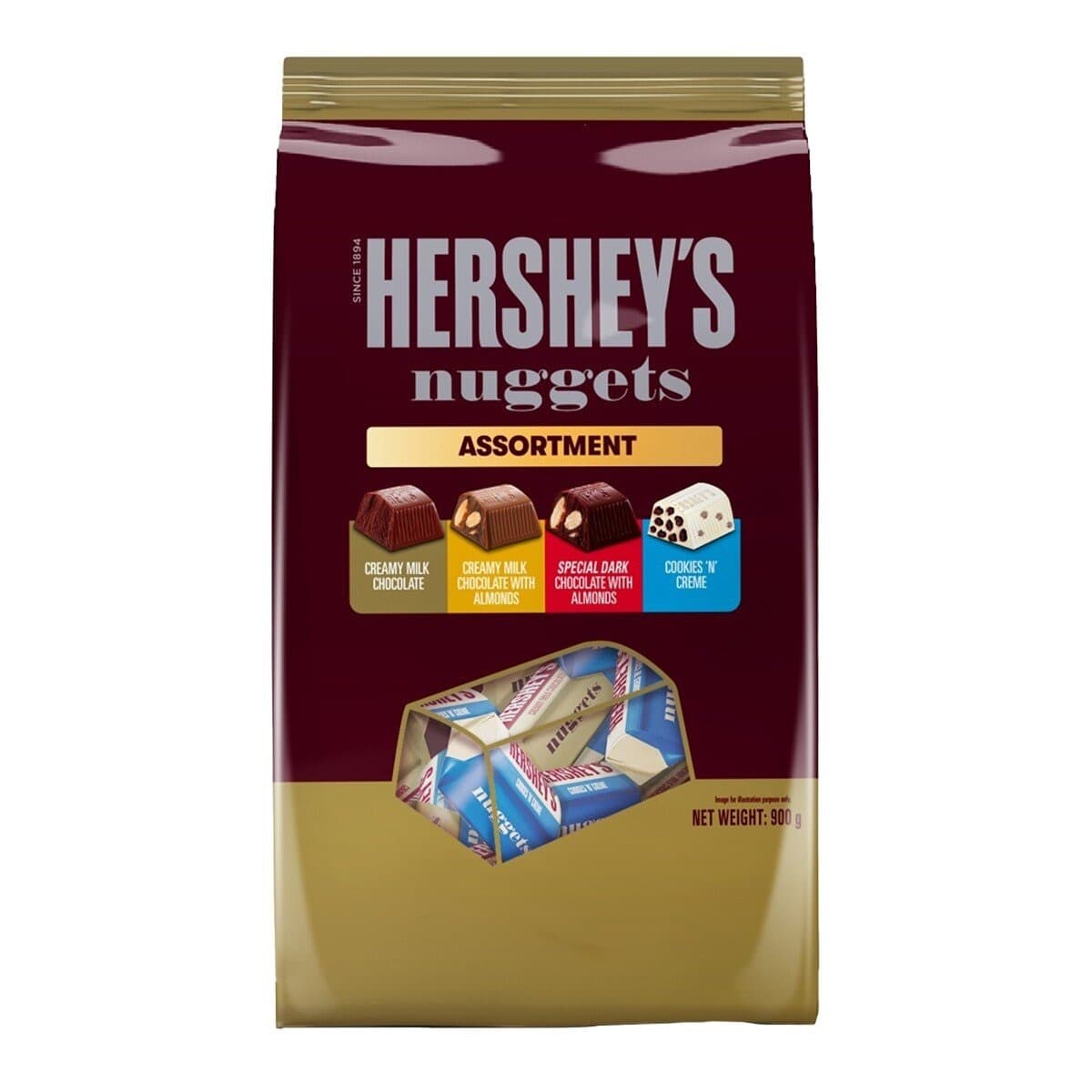 Hershey's coklat batu campuran rasa 900 gram