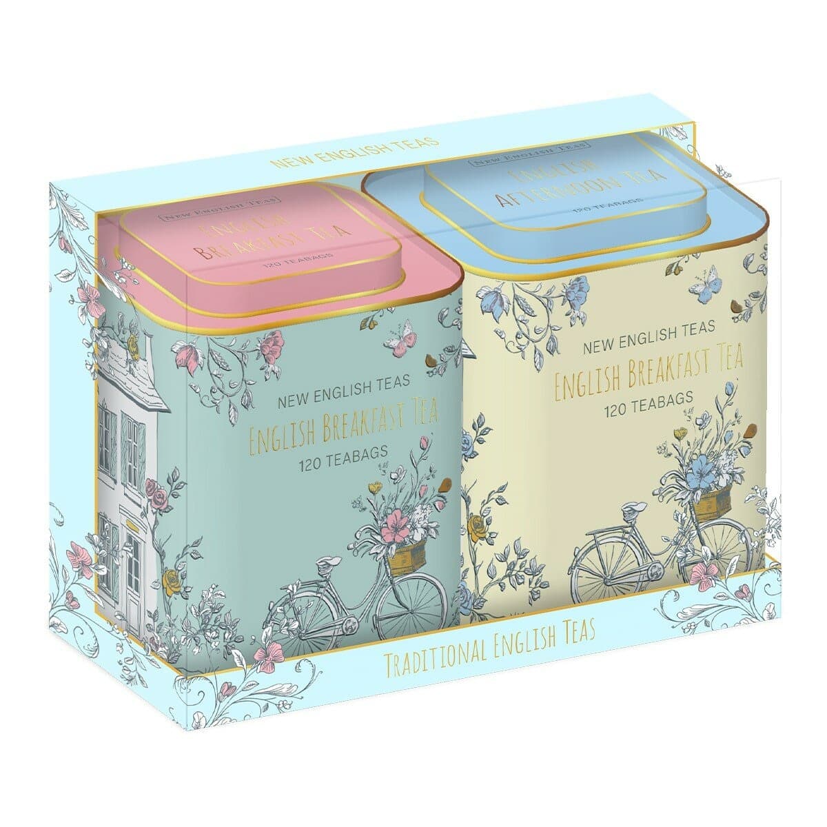 New English Sachet Teh Sarapan 2 Gram X 120 Sachet X 2 Botol