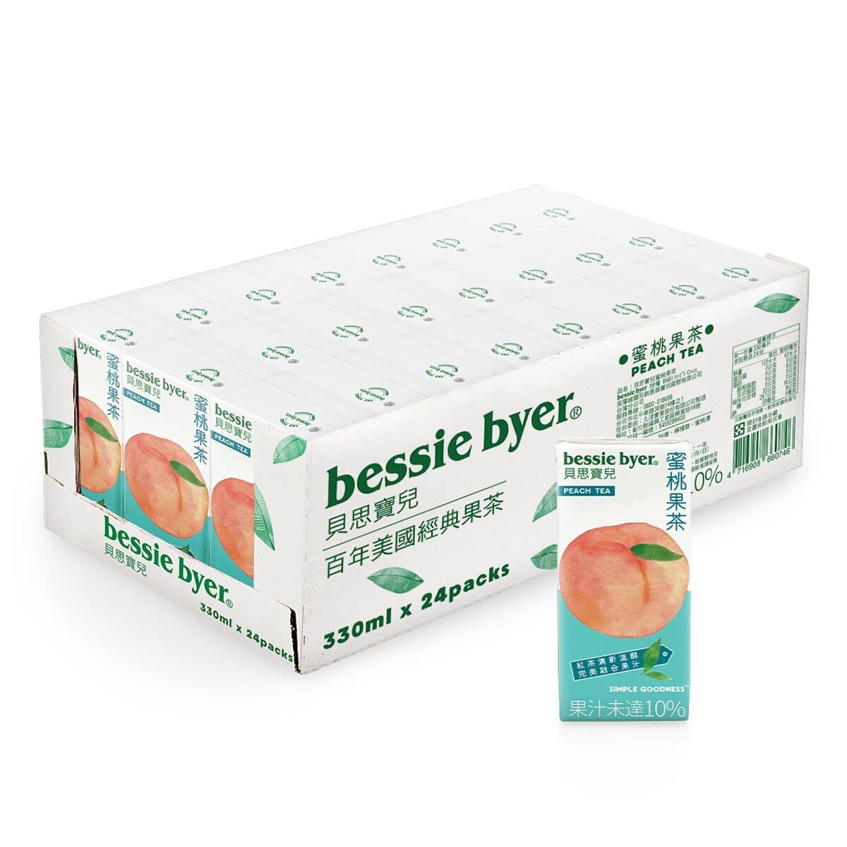 Teh Buah Persik Bethpage 330ml X 24 pcs