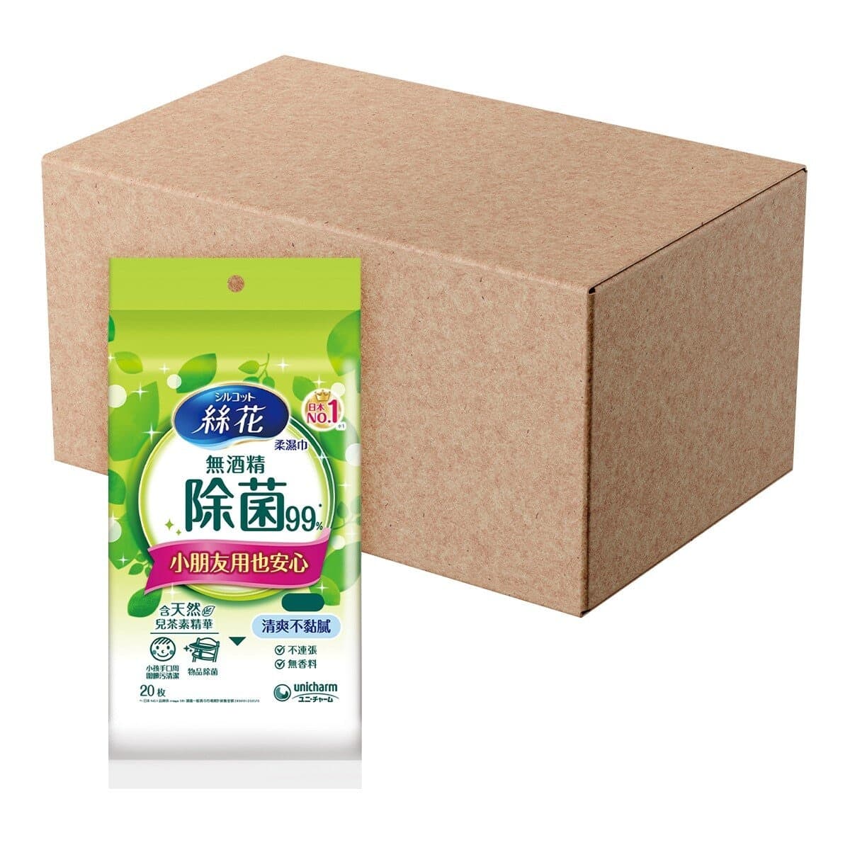 Silk Flower alkohol bebas hand sanitizer tissue 20 lembar x 36 paket