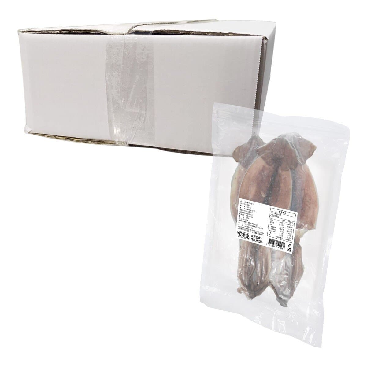 Cumi-cumi Beku Kering Semalam 3 pcs