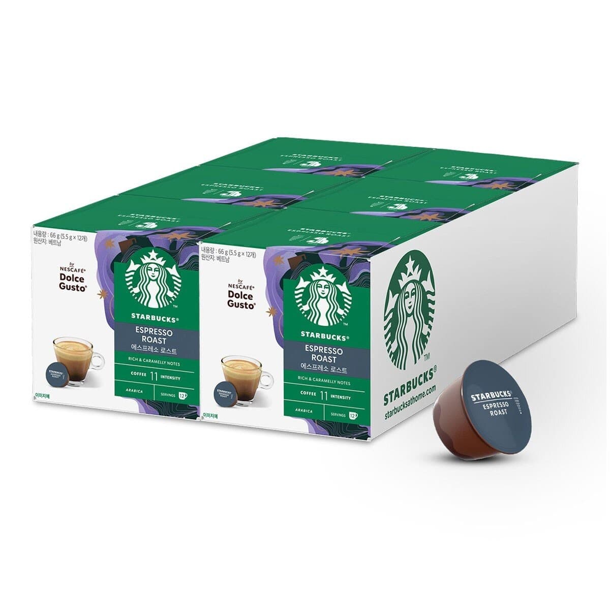 Starbucks Intenso Espresso Kapsul Untuk NESCAFE Dolce Gusto 72 pcs