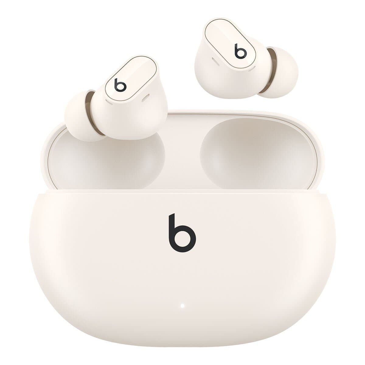 Beats Studio Buds + Earphone Nirkabel Aktifkan Suara Putih Krem