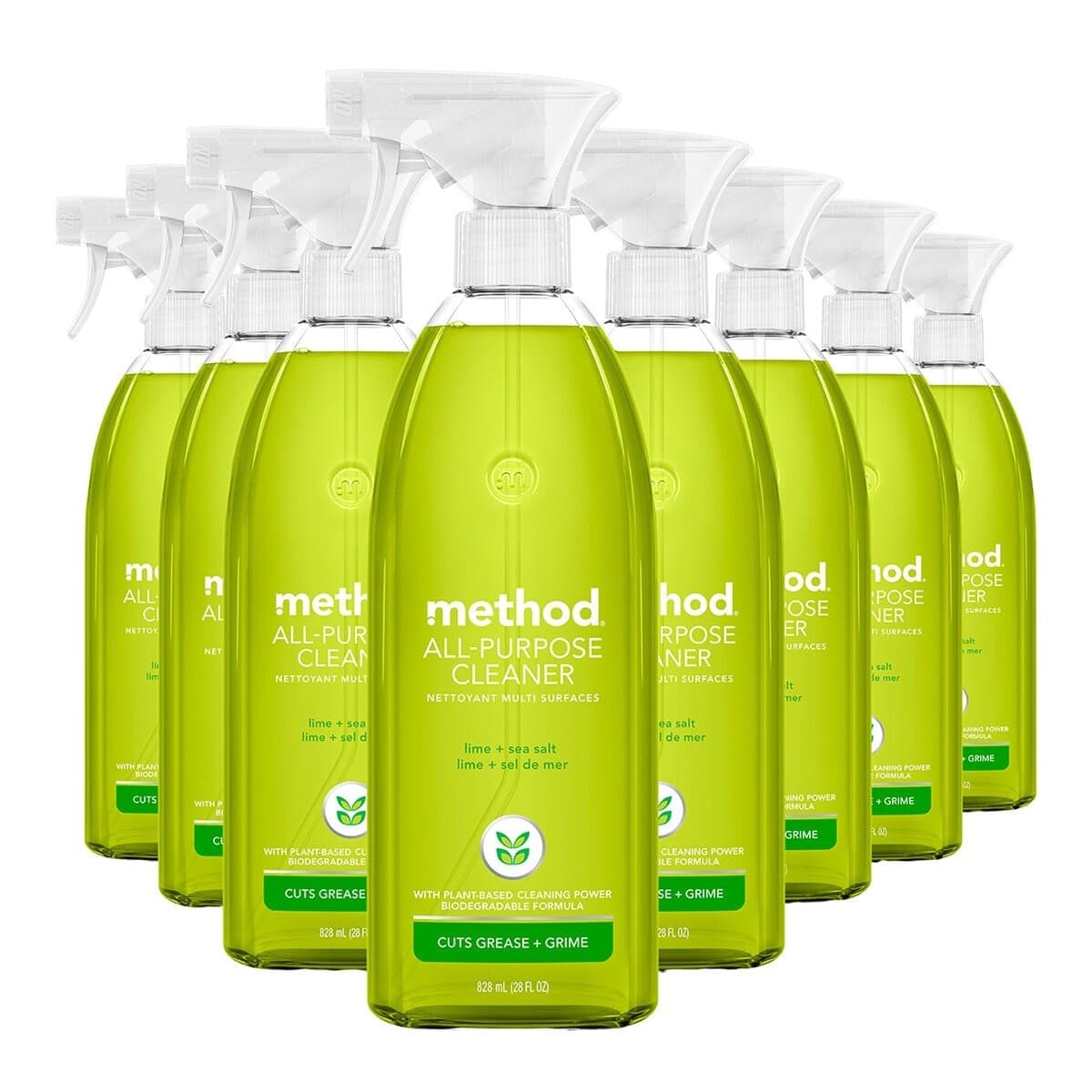 Mei Ze Pembersih Multi Fungsi Lemon Salt 828 ml X 8 Kotak