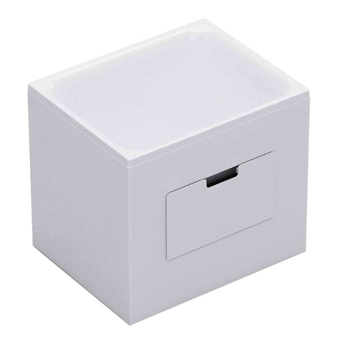 Kohler 850mm Bak Mandi Samping Tempat Tidur Sudut Kanan dengan Sanggurdi Pengiriman ke Area Metro Saja