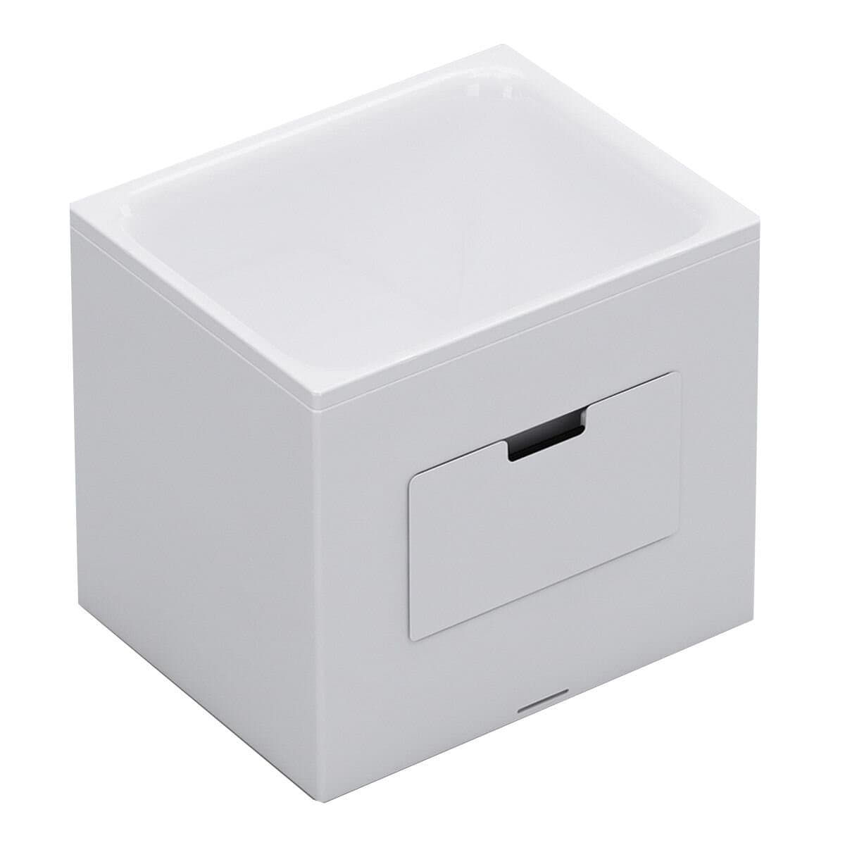 Bak mandi bidet Kohler 850 mm sudut kanan dengan sanggurdi + saluran pembuangan eksternal Dibatasi untuk daerah terpencil (Zona 2)