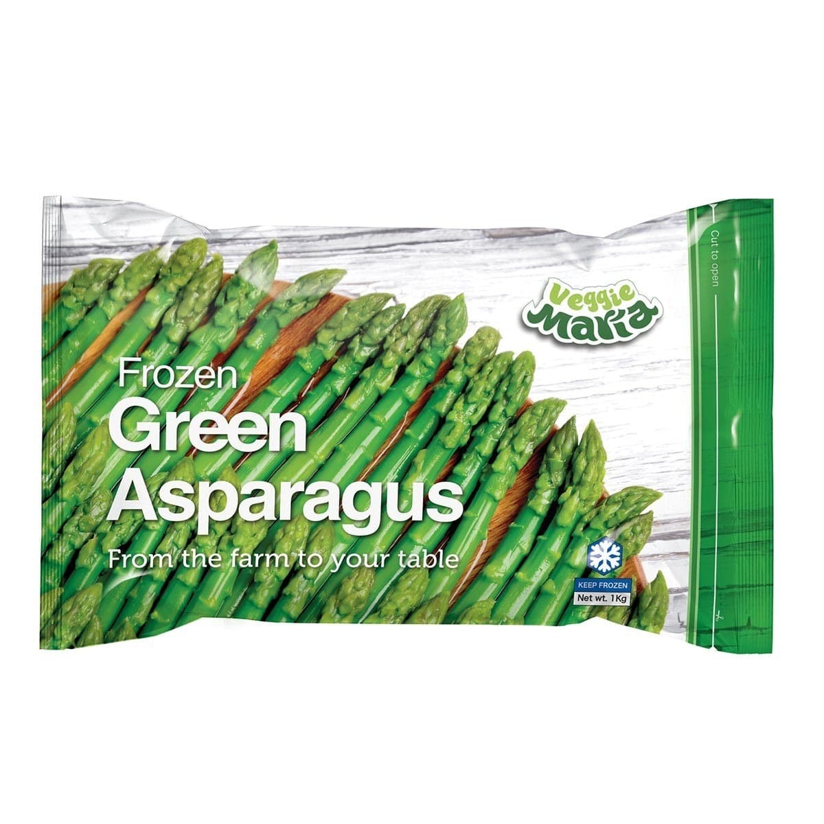 Veggie Maria Asparagus Hijau Beku 1 Kilogram