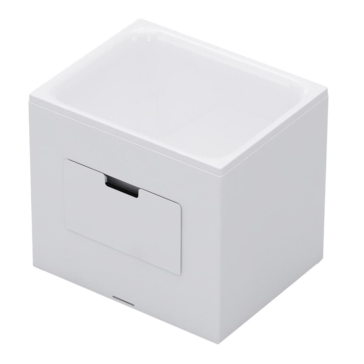 Bak mandi bidet Kohler 850mm sudut kiri dengan sanggurdi + saluran pembuangan eksternal Pengiriman hanya ke wilayah metropolitan