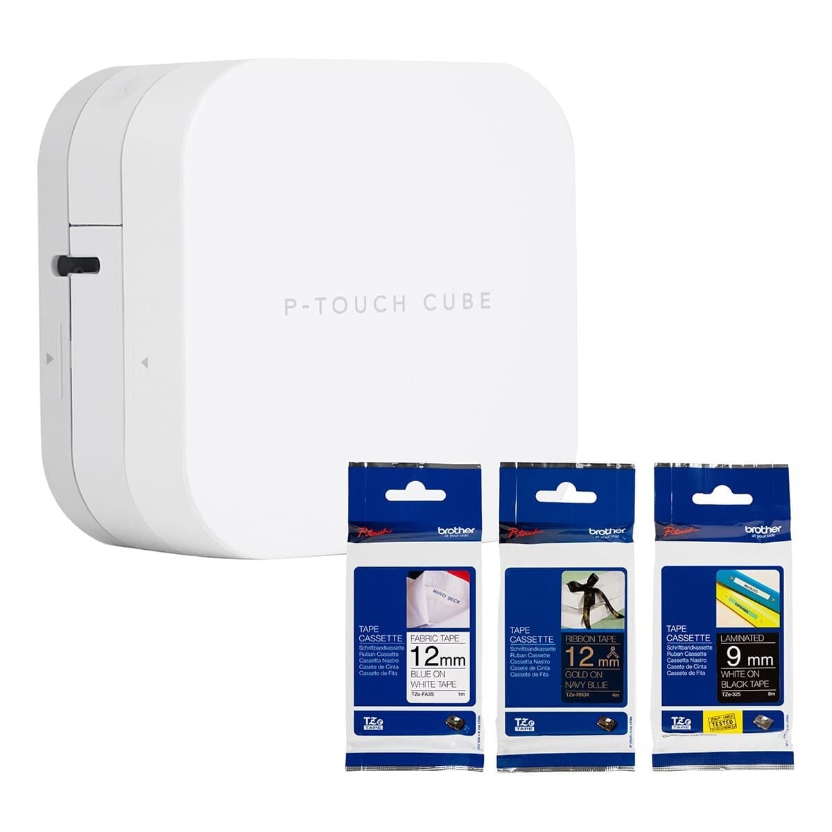 Brother smart bluetooth perfect life label maker PT-P300BT + label tape x 3