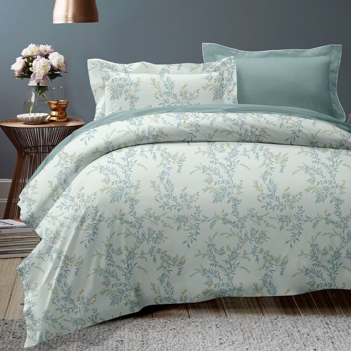 Caliphil Set Bed Cover Dua Gunakan dari Katun Murni untuk Double King Ukuran 183 cm x 190 cm Summer Solstice