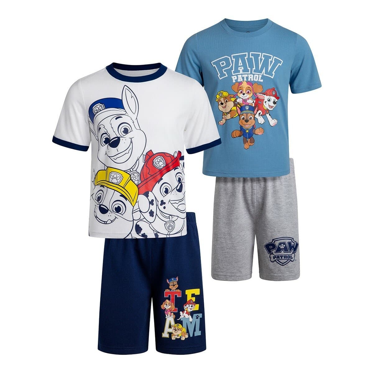 Set Celana Pendek Lengan Pendek Anak Karakter PAW Patroli (Anak Laki-laki) 6T