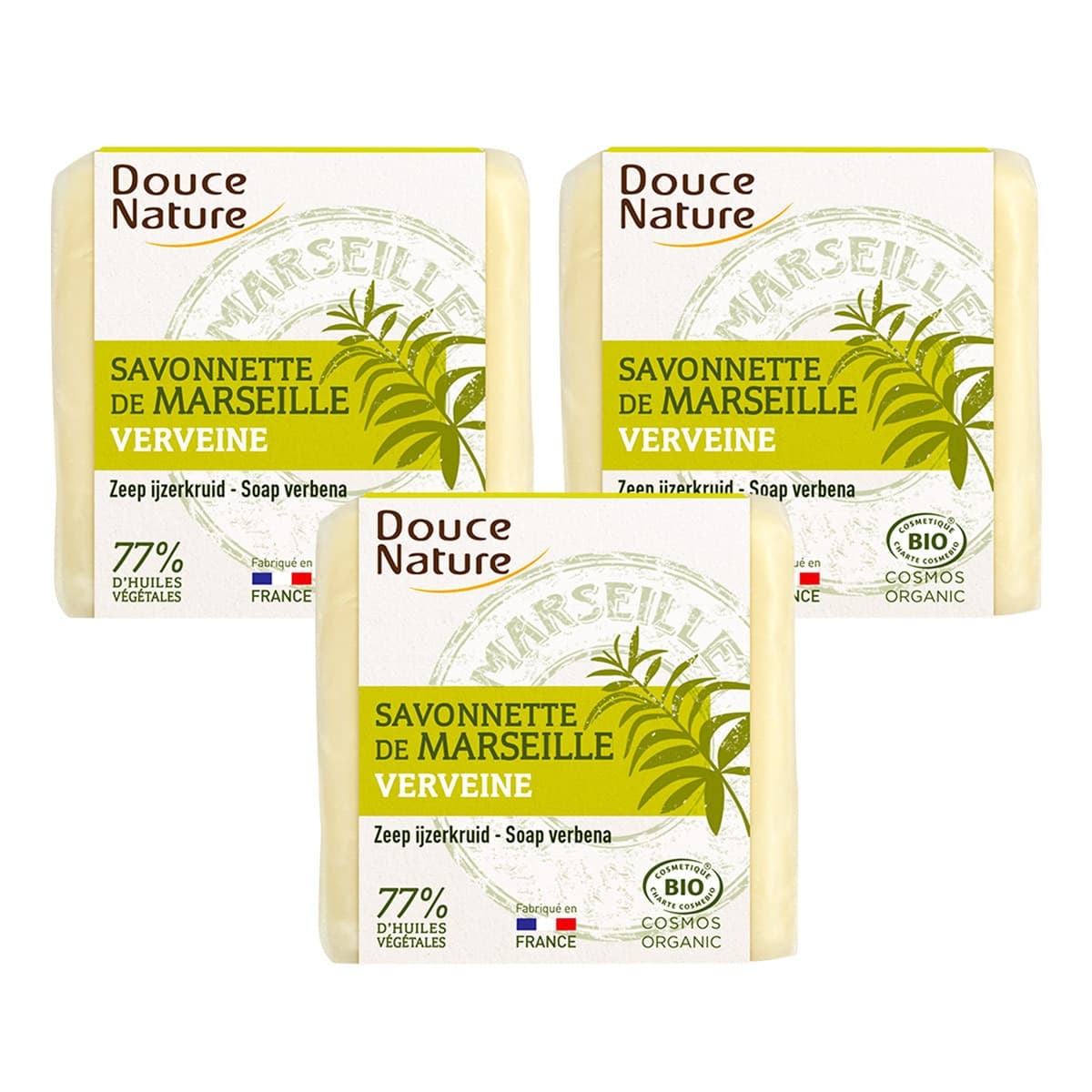 Douce Nature Sabun Marseille Serbal 100 Gram X 3 Potong