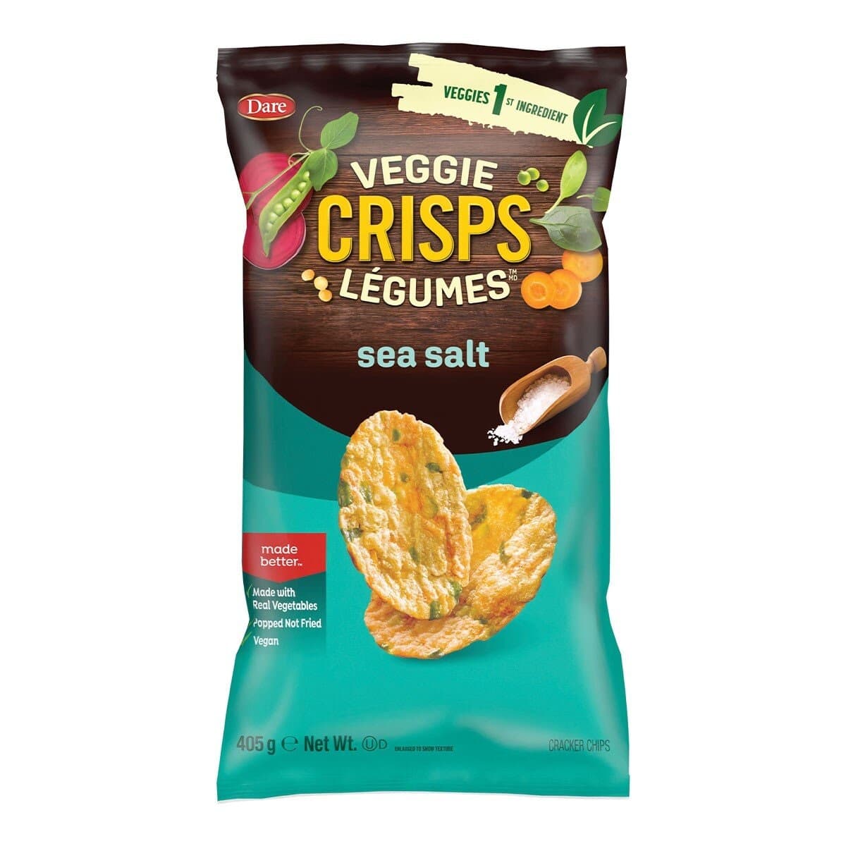 Dare Keripik Sayuran Garam Laut 405 Gram