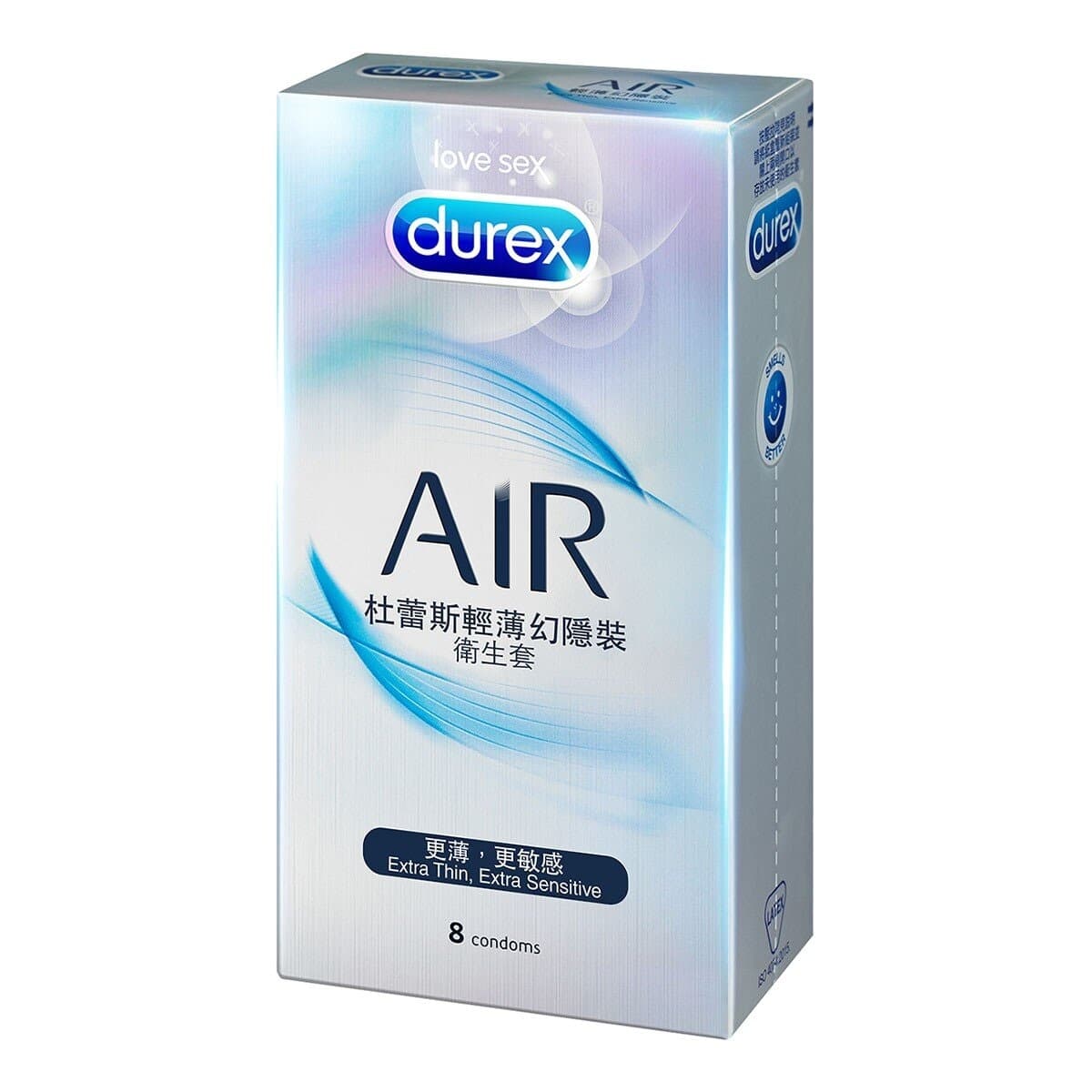 Durex Slimline Kondom Sanitasi Tak Terlihat 8pc