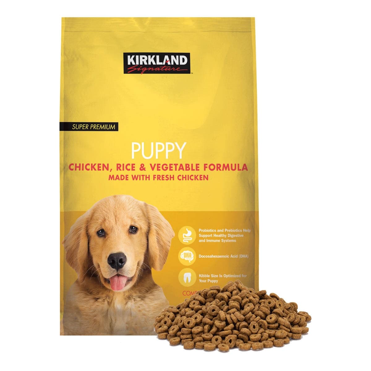 Kirkland Formula Ayam & Beras & Sayuran Untuk Anak Anjing Muda 9,07 kilogram