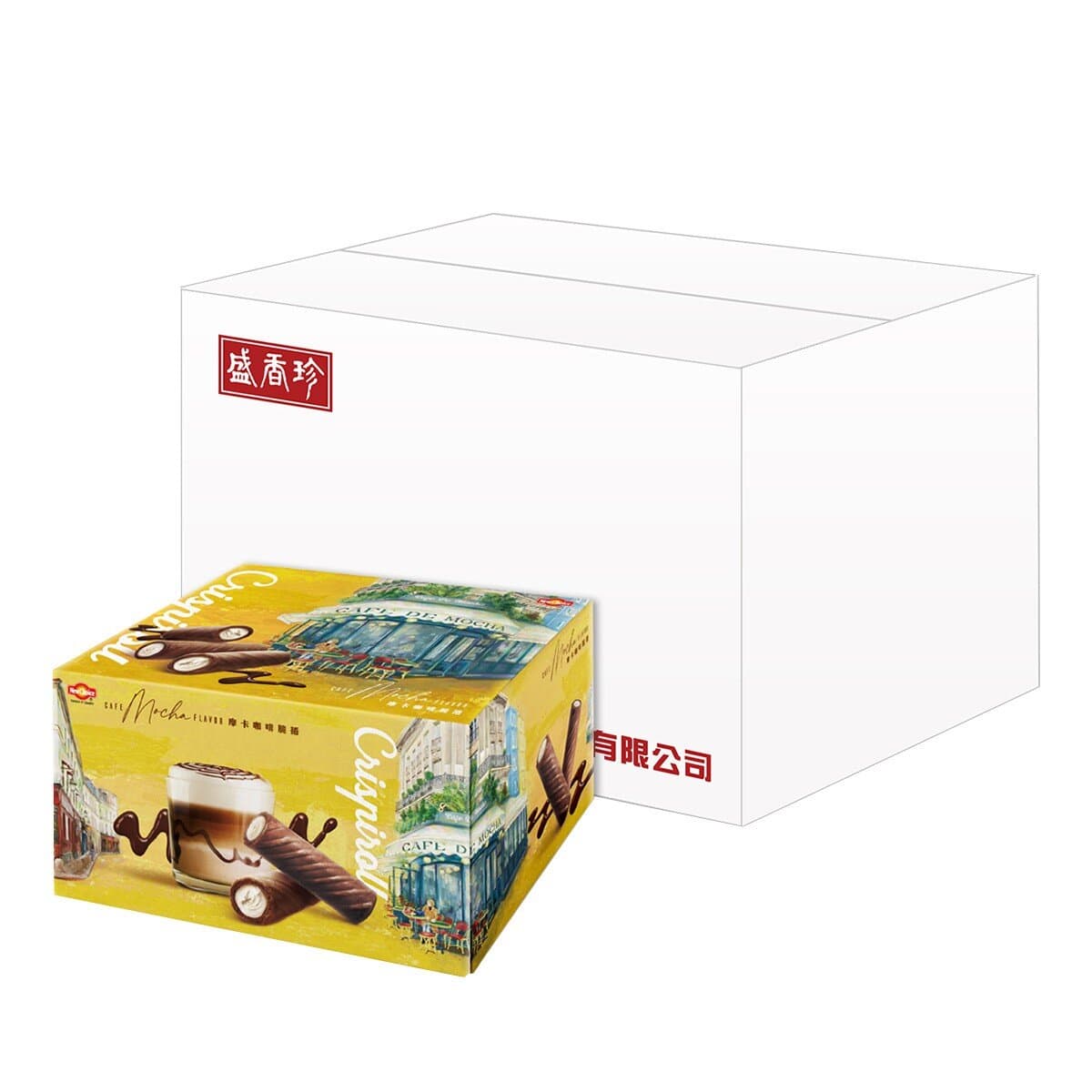 New Choice Cappuccino Coffee Crisp Roll 1 kg X 4 box