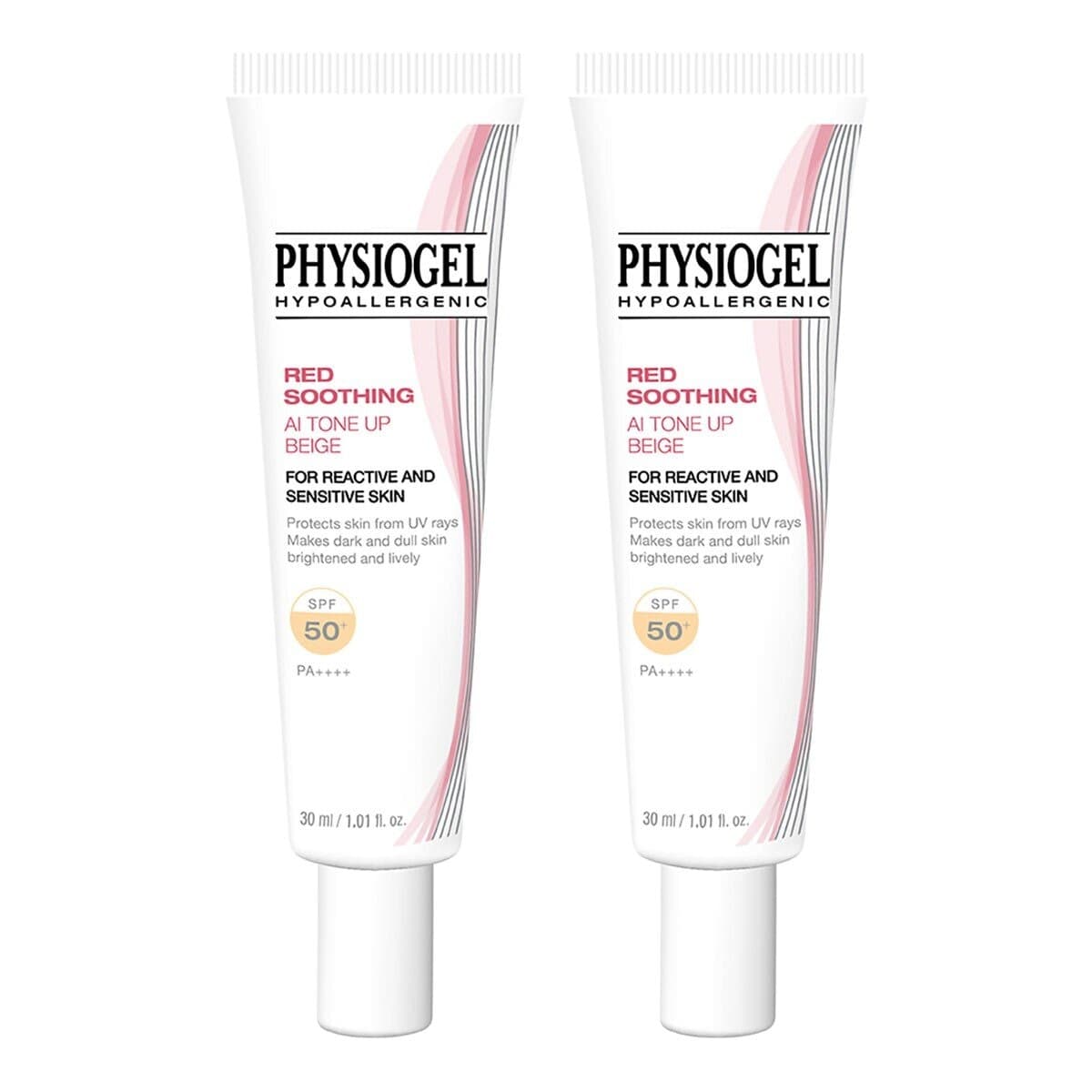 PHYSIOGEL Sunscreen Krim dengan Teknologi Lipid Layer AI SPF50+ PA++++ 30 ml X 2 Buah