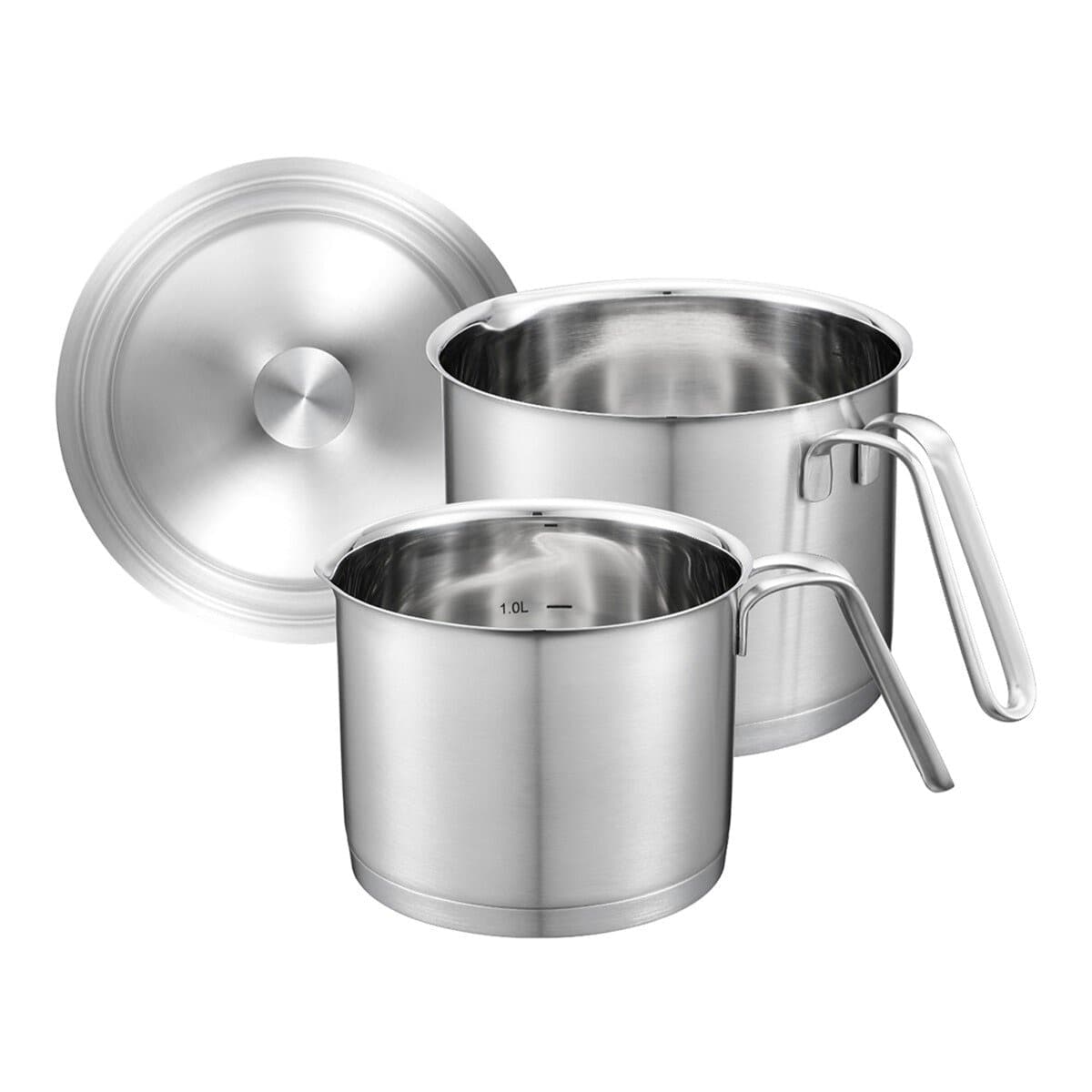 Cookever panci sup stainless steel dengan penutup 3 set