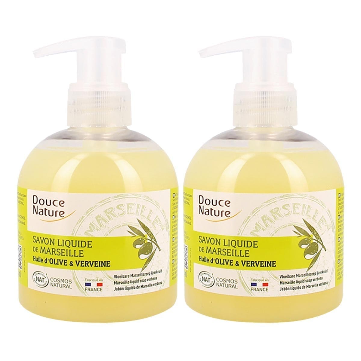 Sabun Marseille dan Handsoap Lavender Douce Nature 300 Mililiter X 2 Buah
