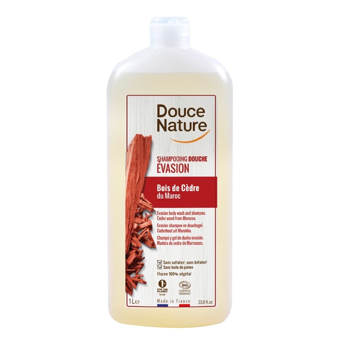 Douce Nature Cedar Shampoo and Body Wash 1 Liter