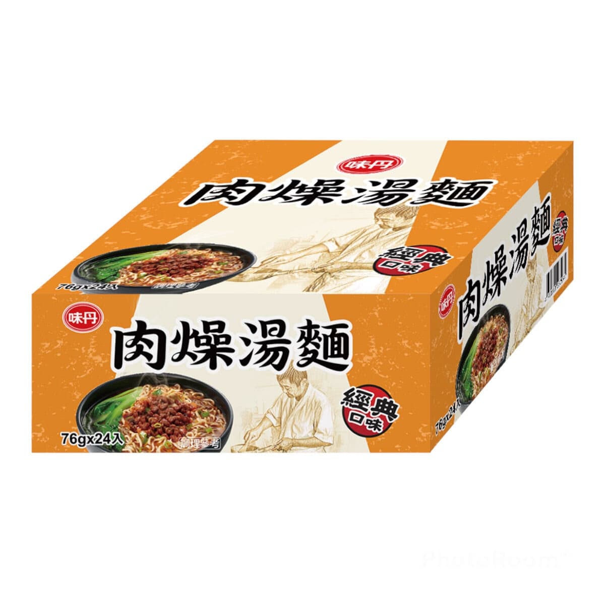 Wei Dan Beef Broth Noodle Soup 76 gram x 24 Sachet