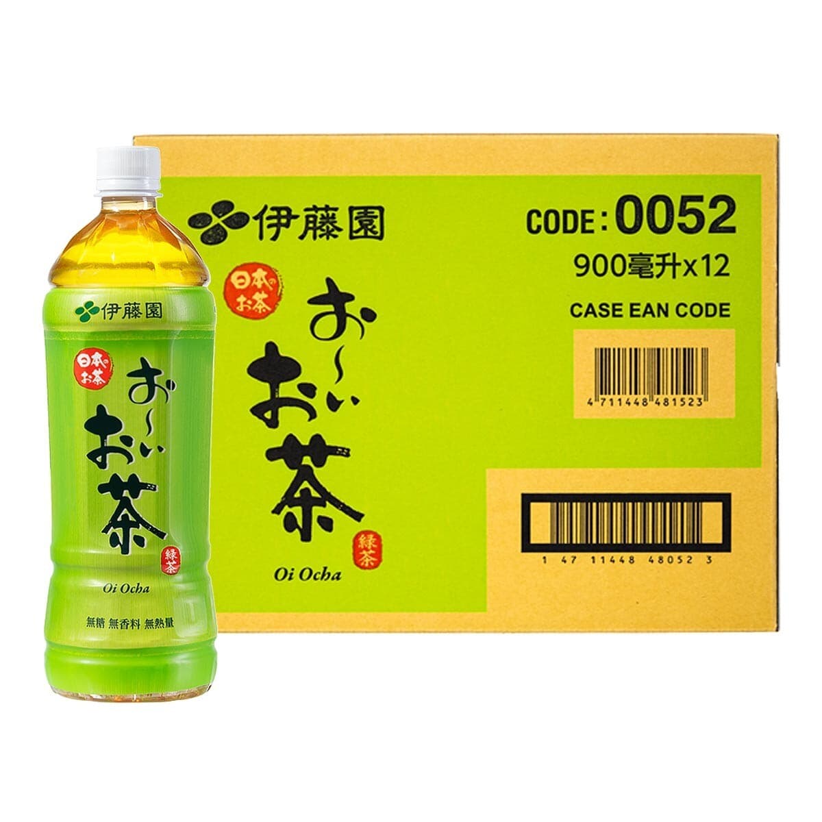 Teh Hijau Ito-En Ito En Oi Ocha 900ml X 12 pcs