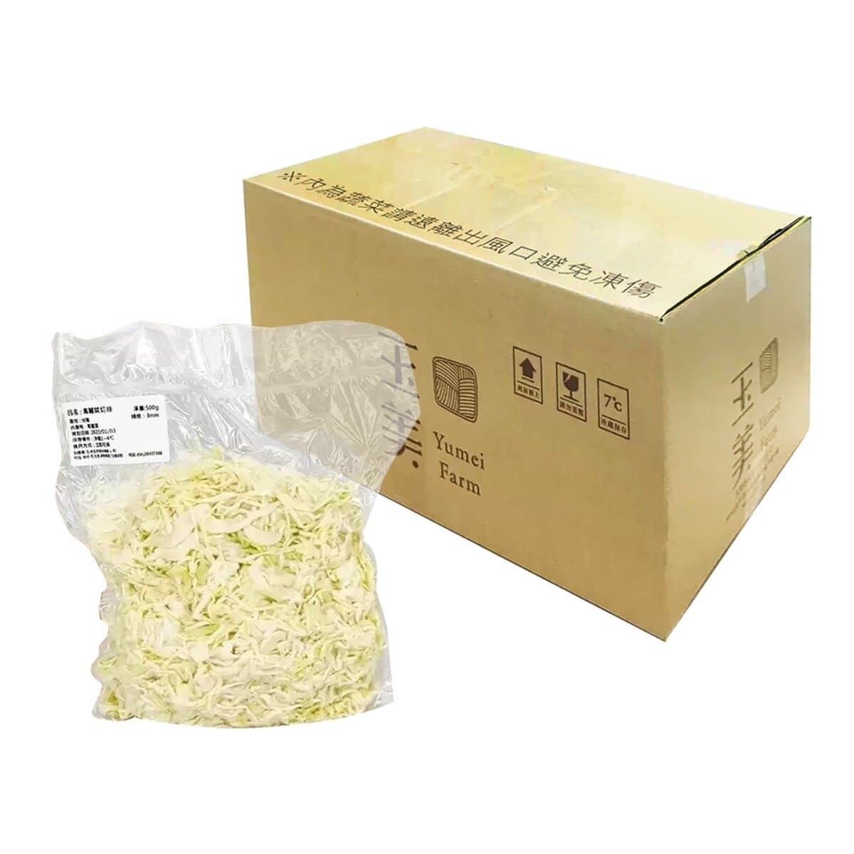 Selada Korea Segar Potongan Tipis 500 gram X 6 Sachet