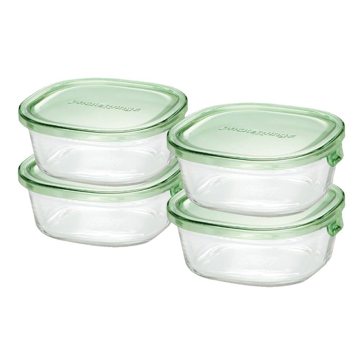 IWAKI Kotak Mikrovafora Anti Panas 8 Buah 450ml