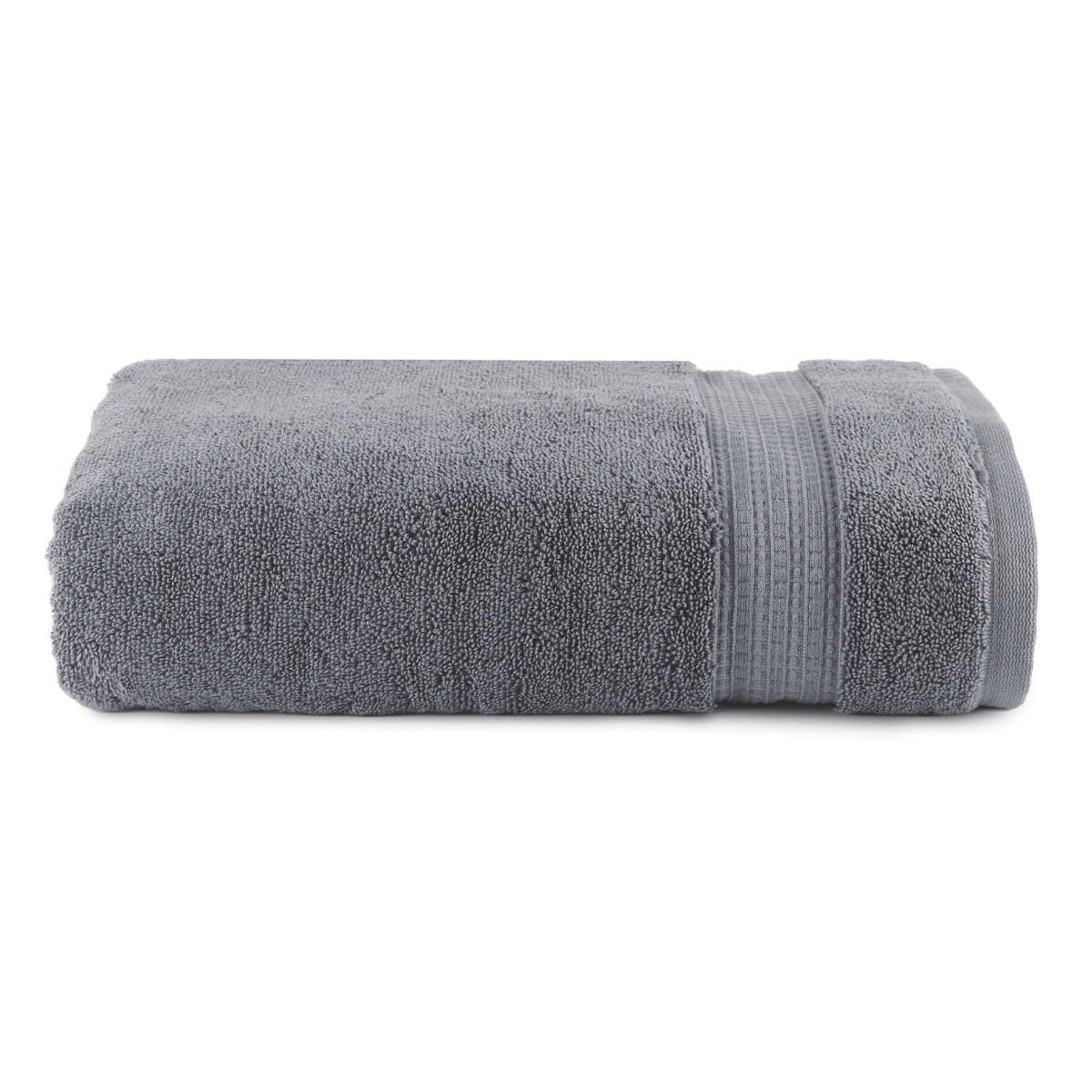 Purely Indulgent Handuk Cotton India Ukuran Besar Metal Grey