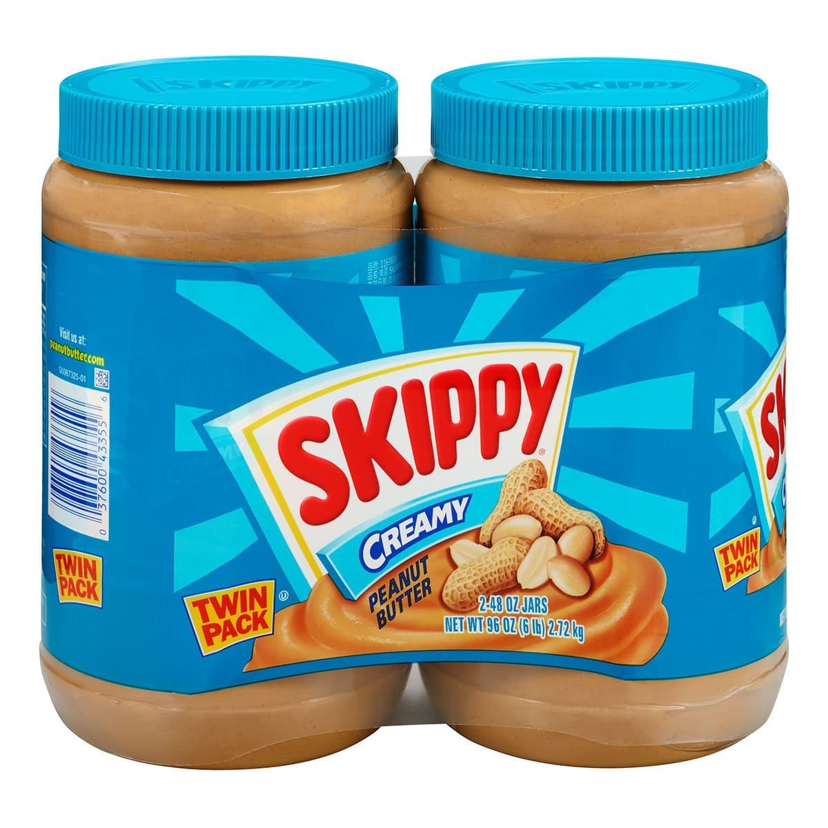 Skippy Selai Kacang Lembut 1,36 kg x 2 buah