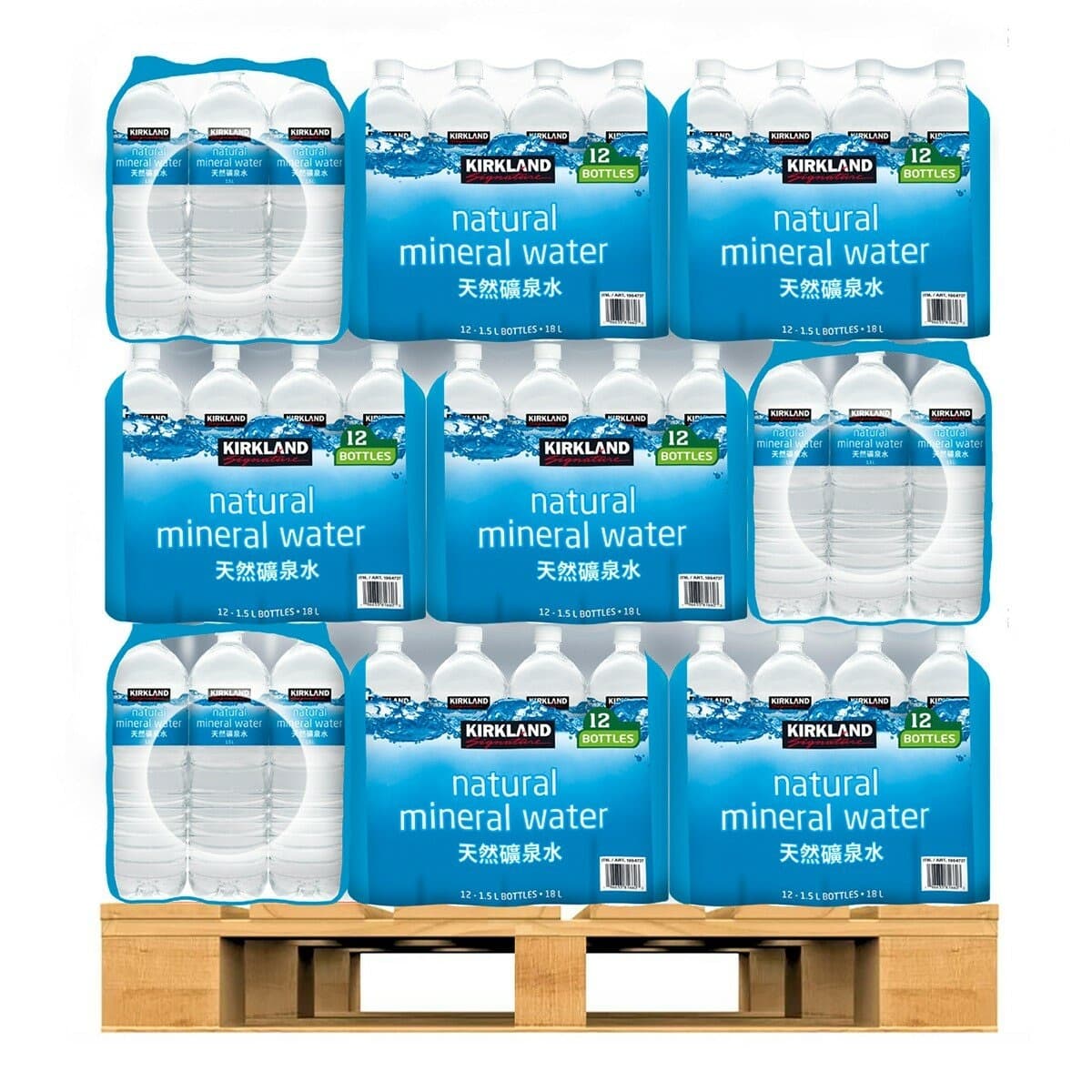 Air Mineral Natural Kirkland Signature 1500ml X 12 Botol X 33 Karton