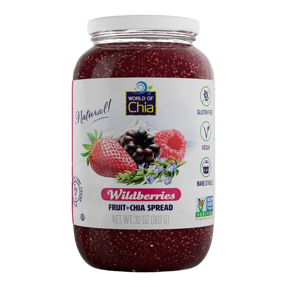World of Chia Berries Chia Jam 907 gram