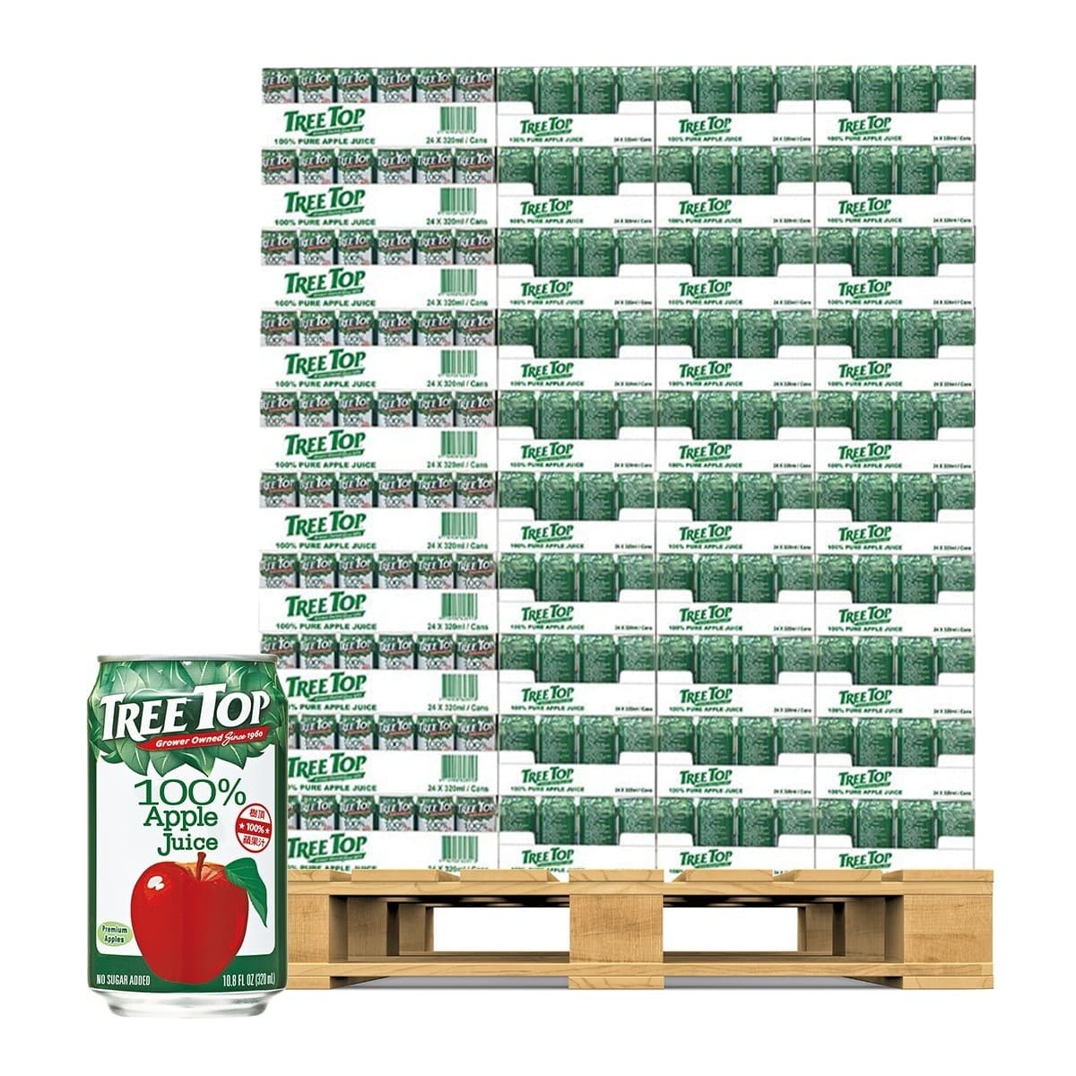 Tree Top Jus Apel 320 ml x 24 Botol x 100 Kotak