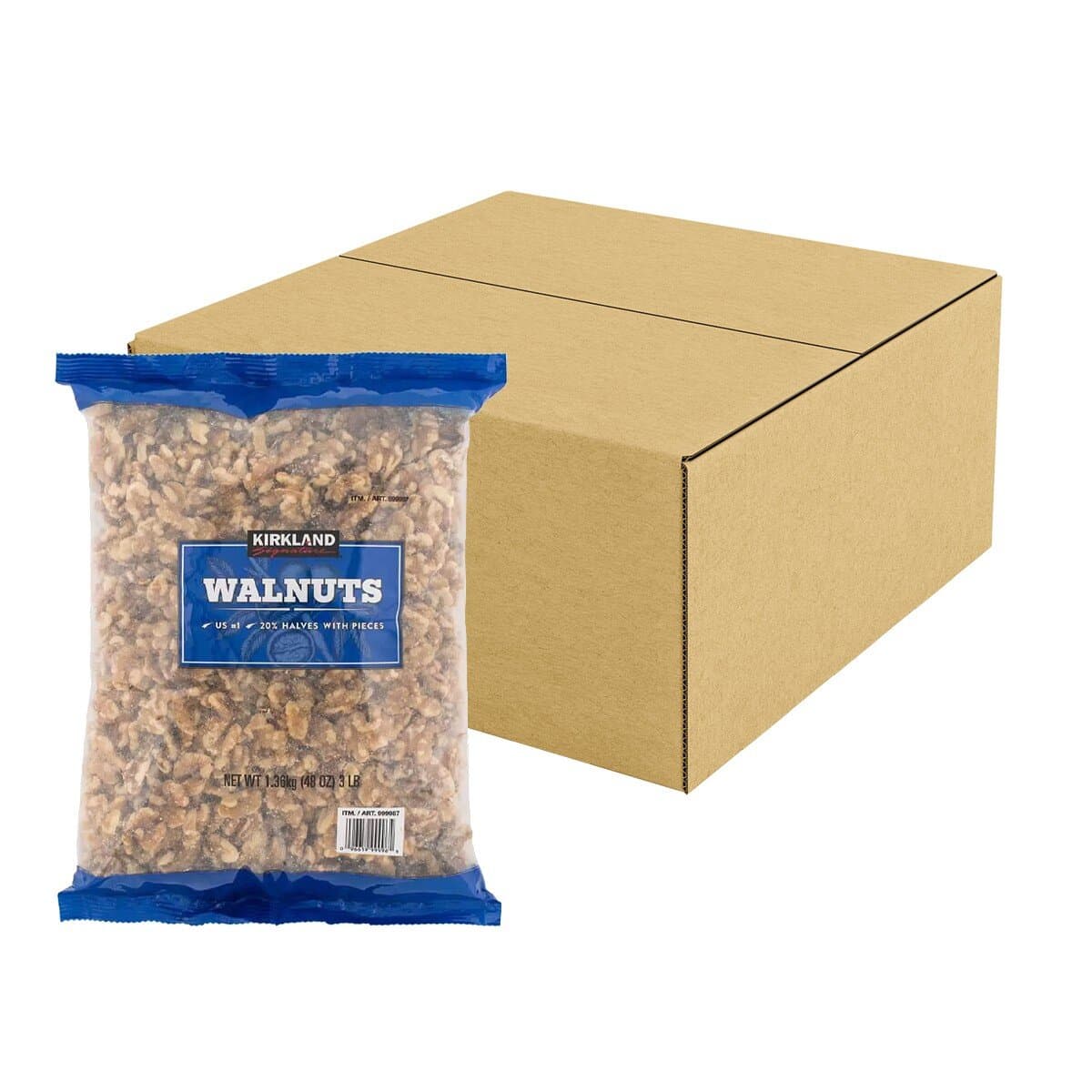 Koklan Walnut 1,36 kilogram x 10 kantong