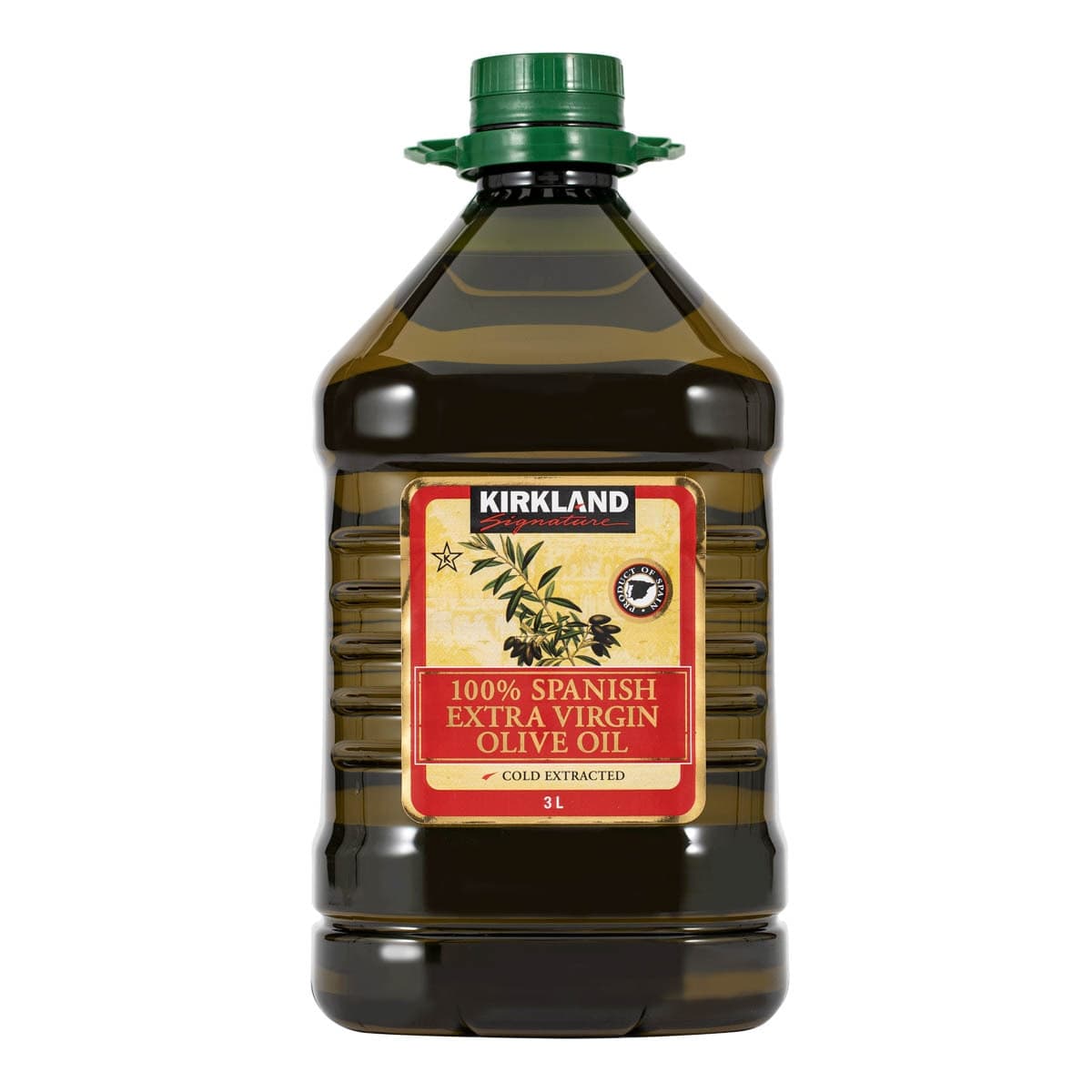 Kirkland Minyak Zaitun Spanyol Cold Press Extra Virgin 3 liter
