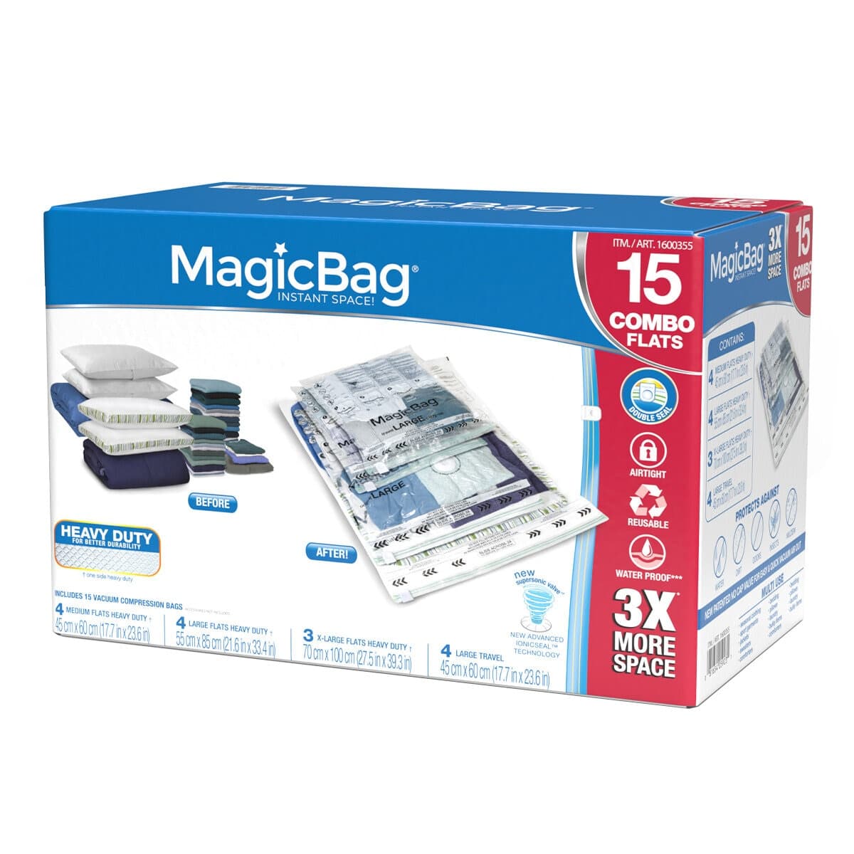 MagicBag Tas Kompressi Vacuum 15 Buah