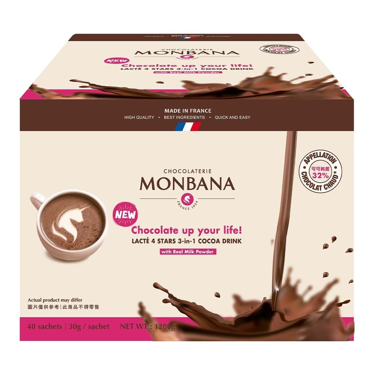 Monbana Krim Cokelat Campuran 30g X 40 Sachet