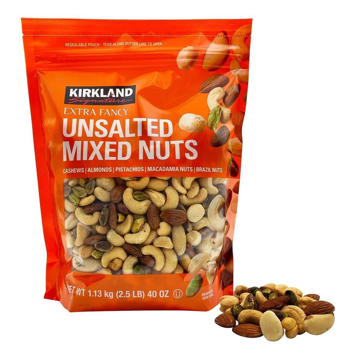 Kirkland Nuts Campuran Tanpa Rasa 1,13 kg