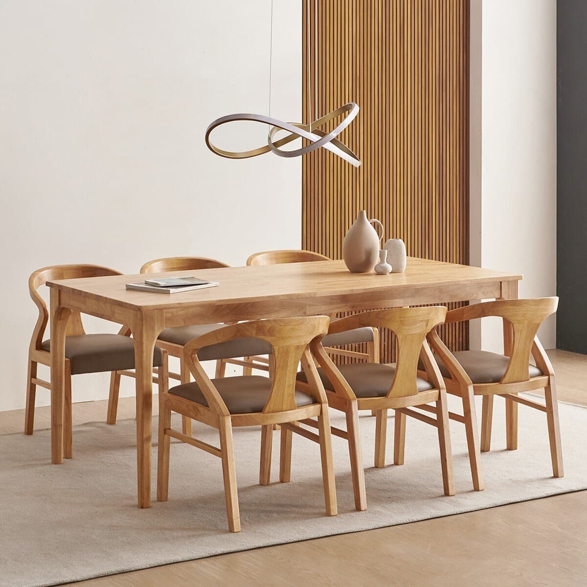 Set Meja dan Kursi Makan Finlandia Ellie