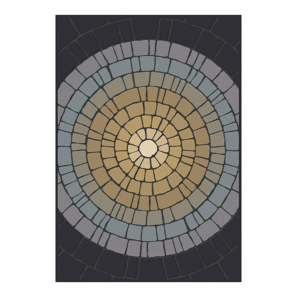 Karpet Sutra Impor Belgia Berukir Fayard 3D Berukir Karpet Sutra Impor 160cm X 230cm Mosaik