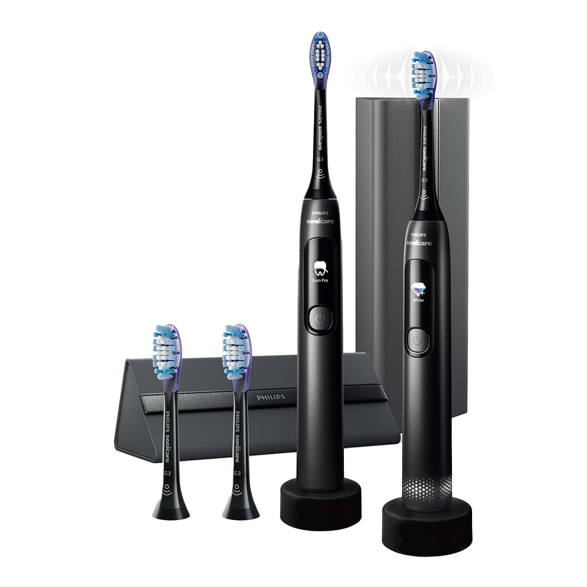 Philips Sonicare Penggosok Gigi Listrik Cerdas Nirkabel 2 unit HX3792