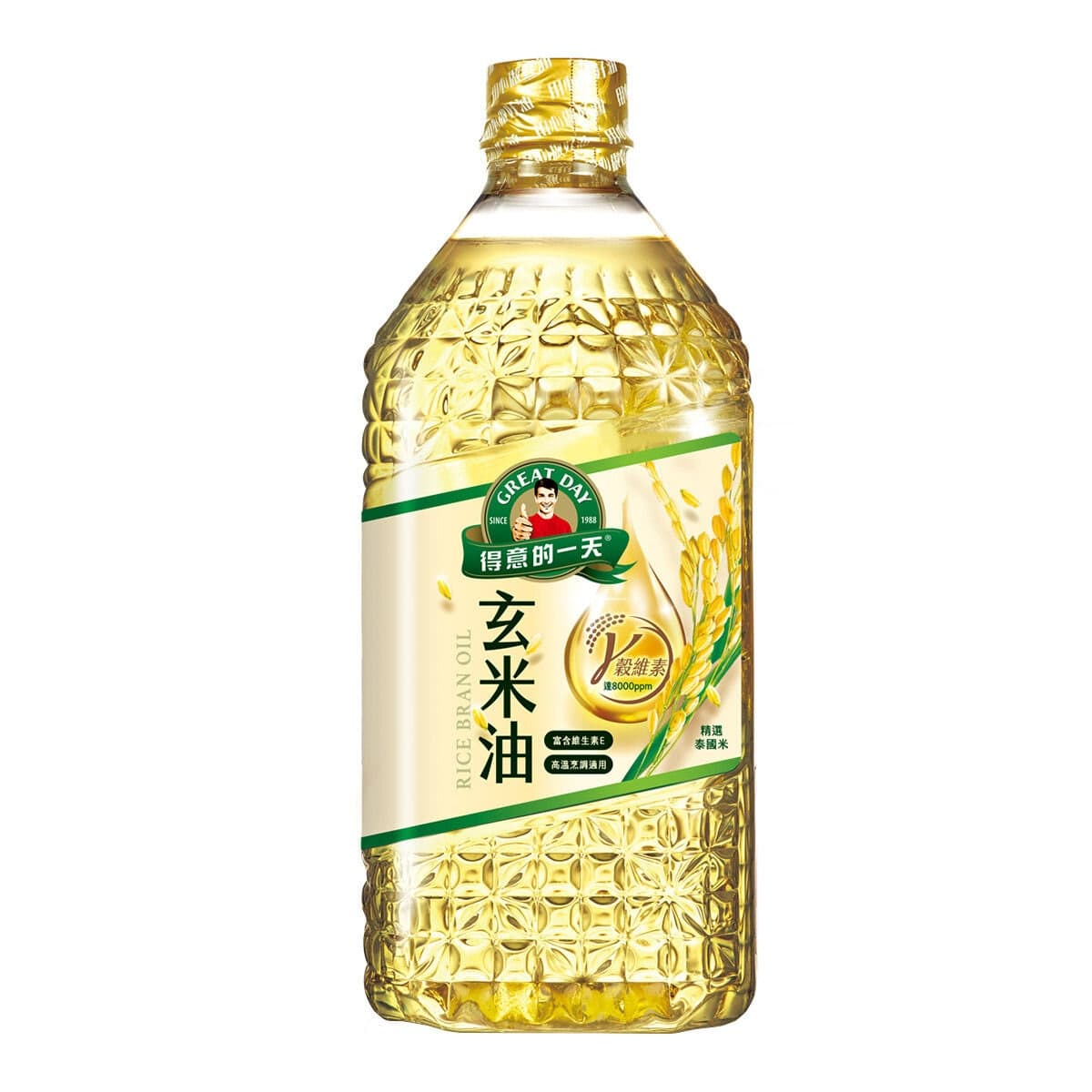 Hari yang Menyenangkan Minyak Beras Putih 2,4 liter