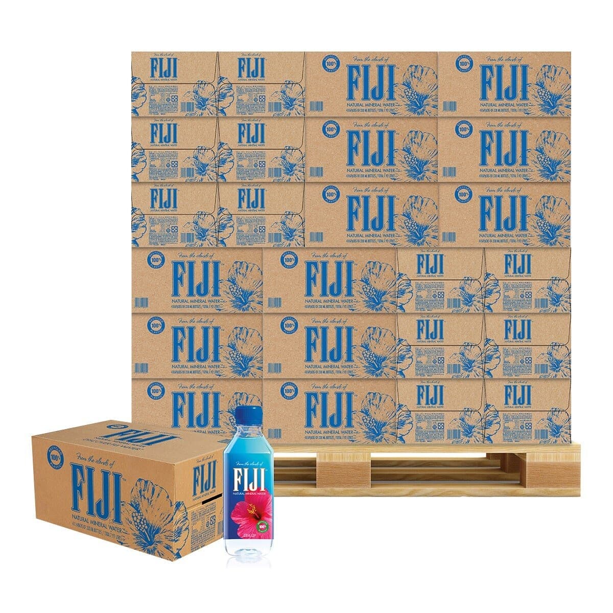FIJI Air Mineral Dalam Alami 330ml X 24 Botol X 78pcs