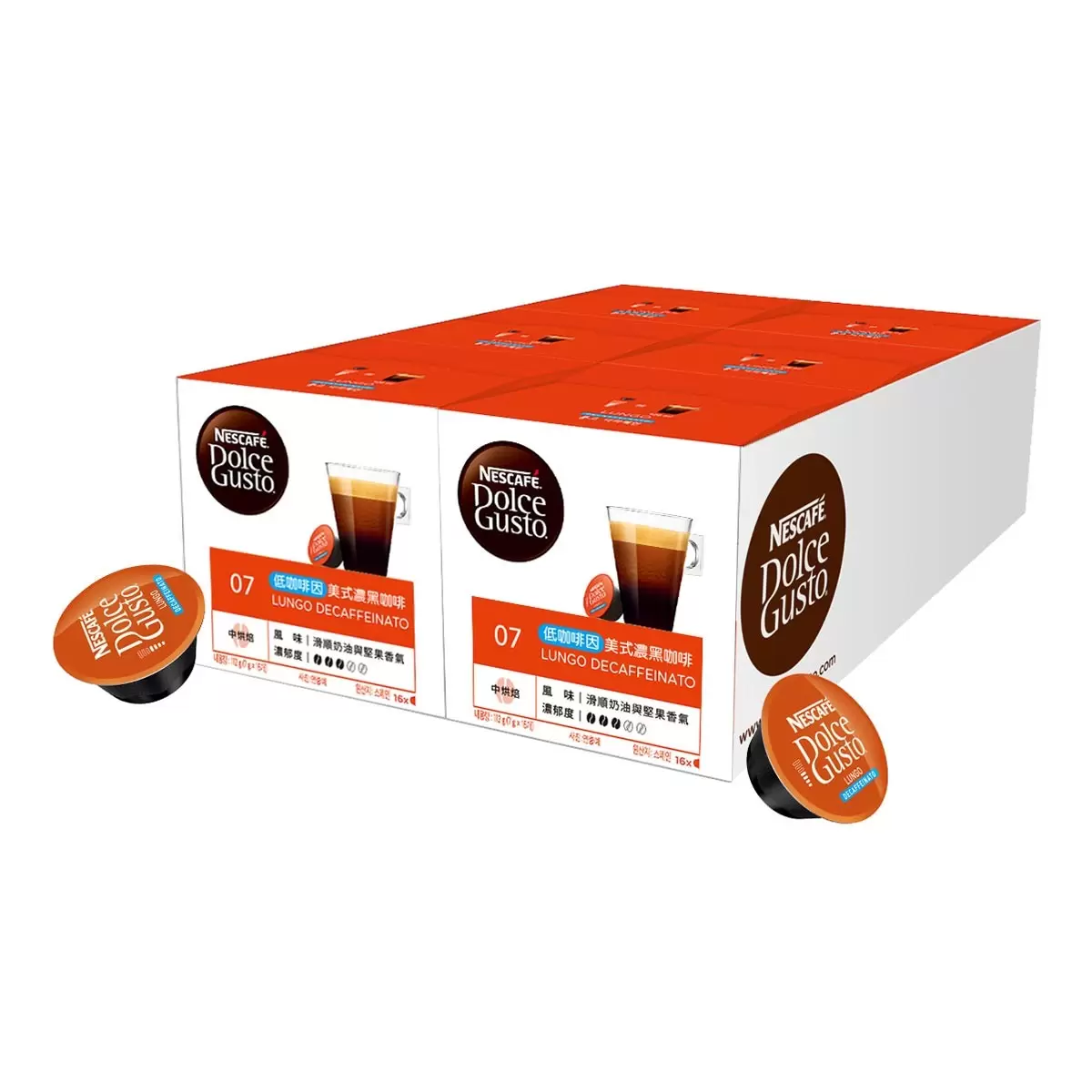 NESCAFE Dolce Gusto Kapsul Americano Decaf Intense 96 pcs Untuk Mesin NESCAFE Dolce Gusto
